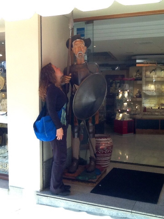 Don Quijote and I.